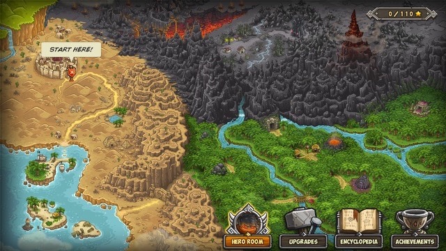 Kingdom Rush Frontiers Map