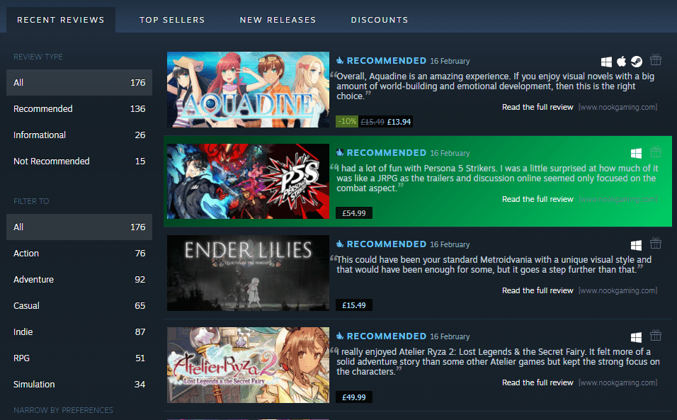 Steam Curator: FREE GAMES FOR YOU!