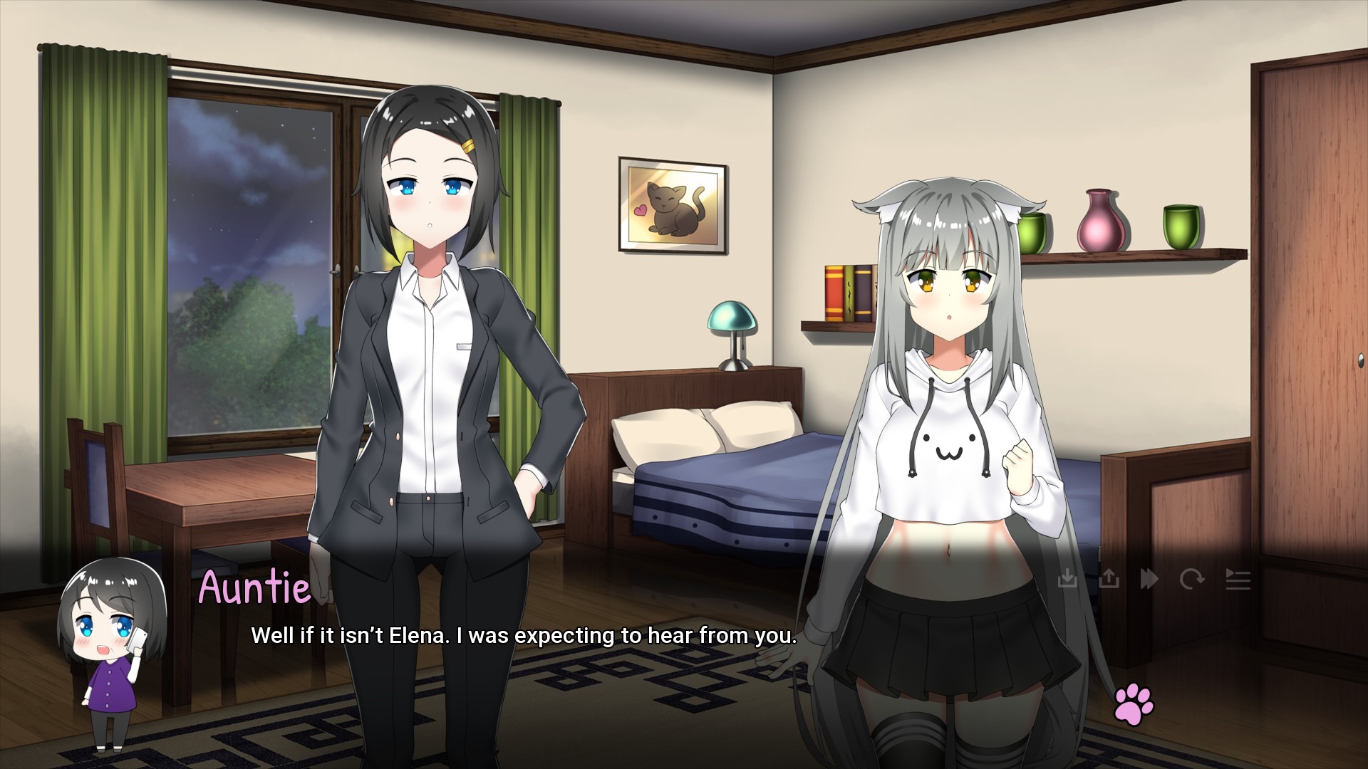 Why Is There A Girl In My House?! - Surprised Lesbian Catgirl