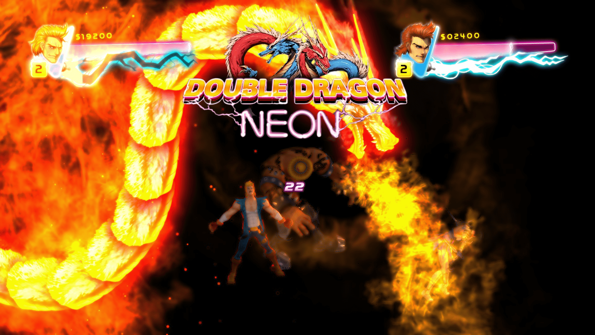 Double Dragon Neon  Nintendo Switch Gameplay 