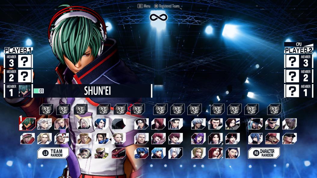 The King of Fighters XV - Character Select