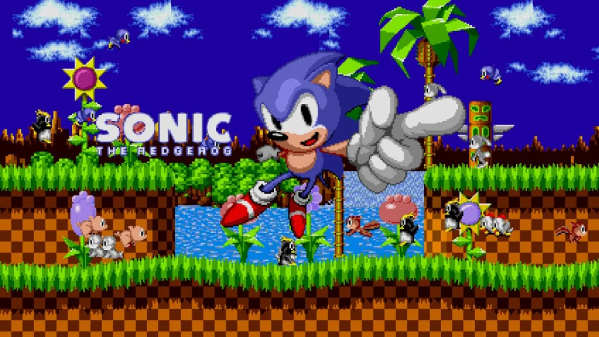 Sprite comparison for Mania's intro animation (SegaSonic, Sonic 1