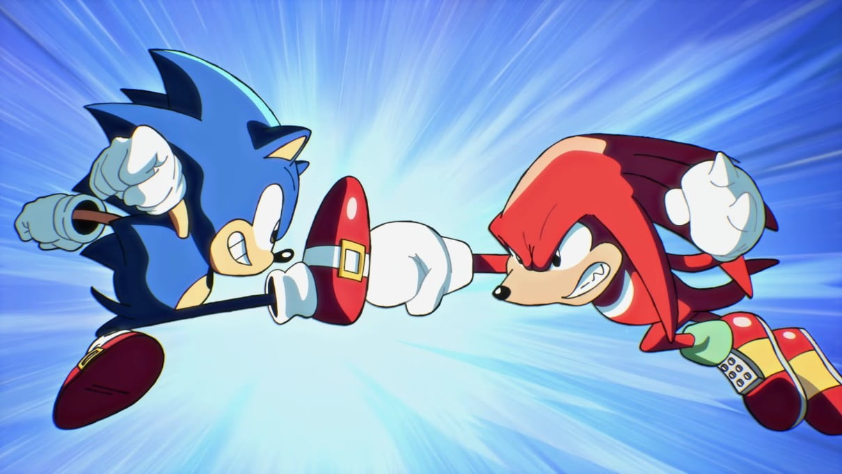Sonic Origins - Sonic VS Knuckles Cutscene