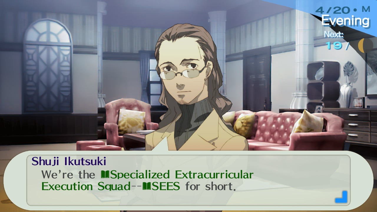 Persona 3 Portable - SEES Stands For...