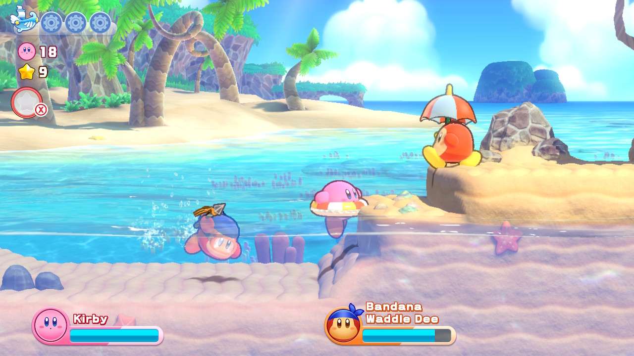 Kirby's Return to Dream Land Deluxe - Beach