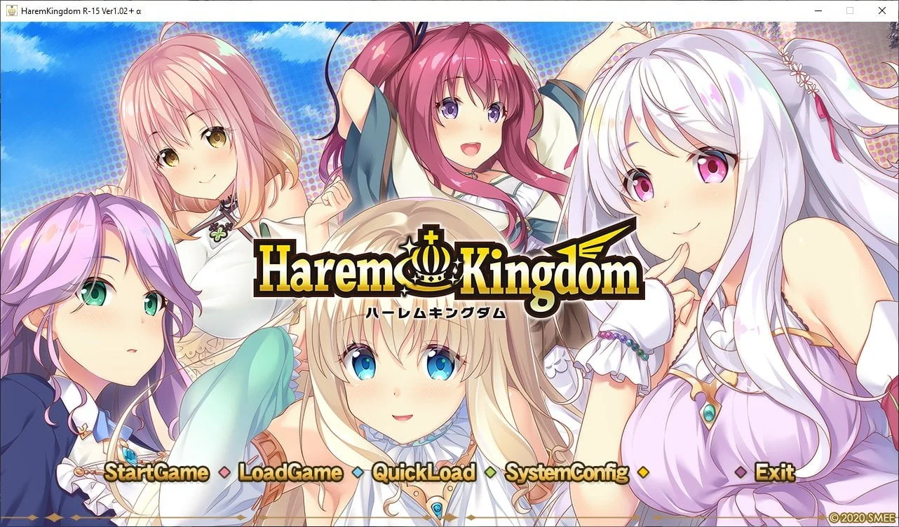 Harem Kingdom - Title Screen