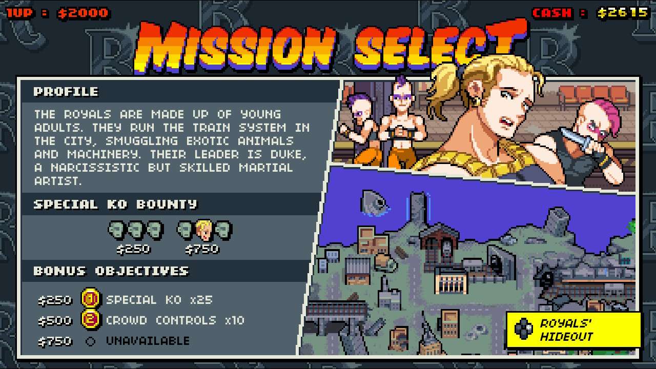 Mission Select