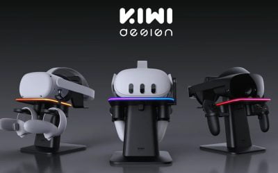 KiwiDesign RGB Vertical Charging Stand for Quest 3/Quest 2/Quest Pro - Featured Image