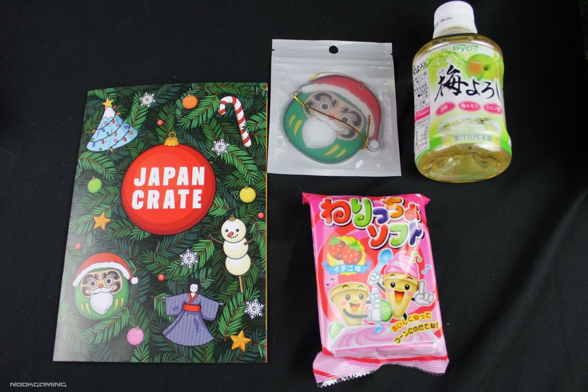 Japan Crate – December 2023 – Xmas Candy - DIY Kit and Drinks