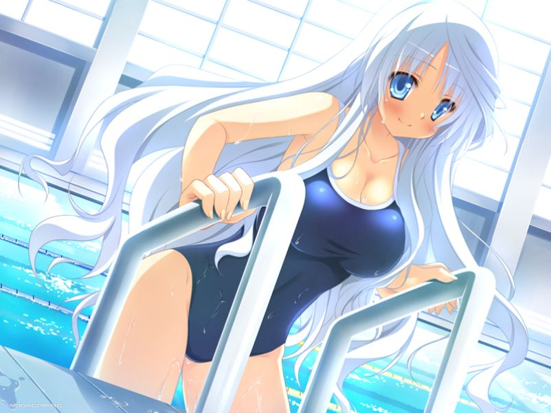 Onigokko! Guide - First meeting with Otome Saionji at the pool in her Route