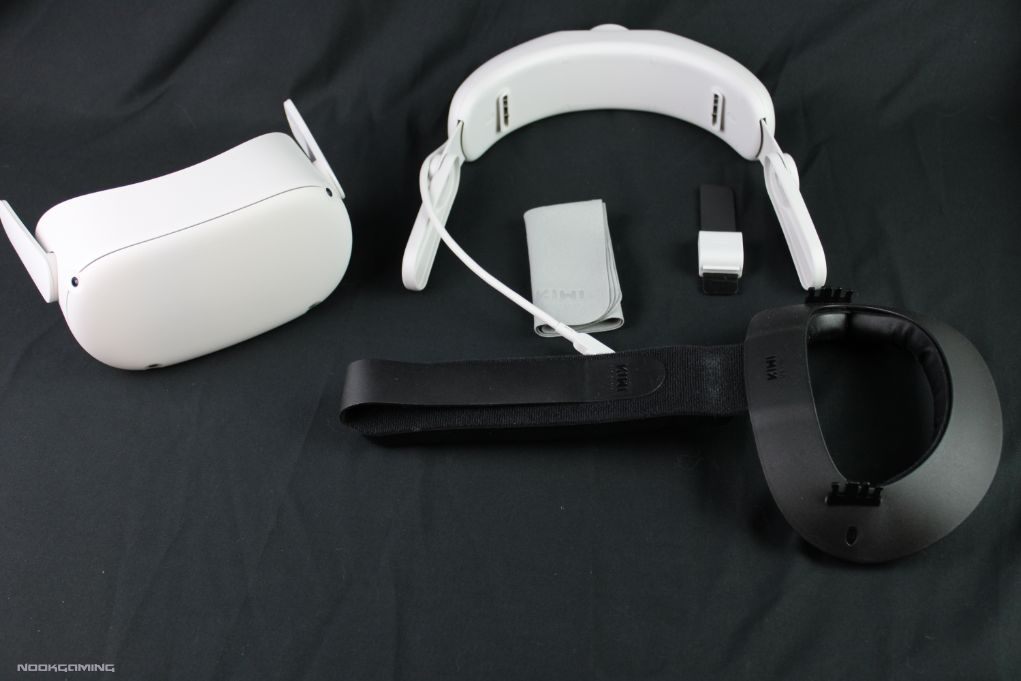 KiwiDesign Battery Head Strap for Quest 2 - All Parts