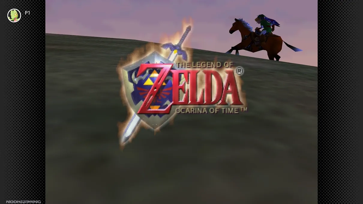 The Legend of Zelda: Ocarina of Time title card