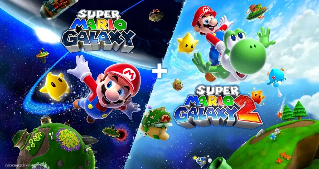 Super Mario Galaxy + Super Mario Galaxy 2 - Featured image for review