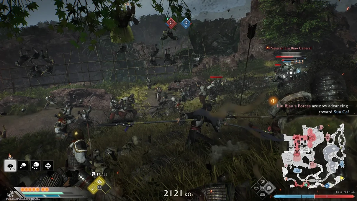 Fighting Liu Biao's forces in Dynasty Warriors: Origins