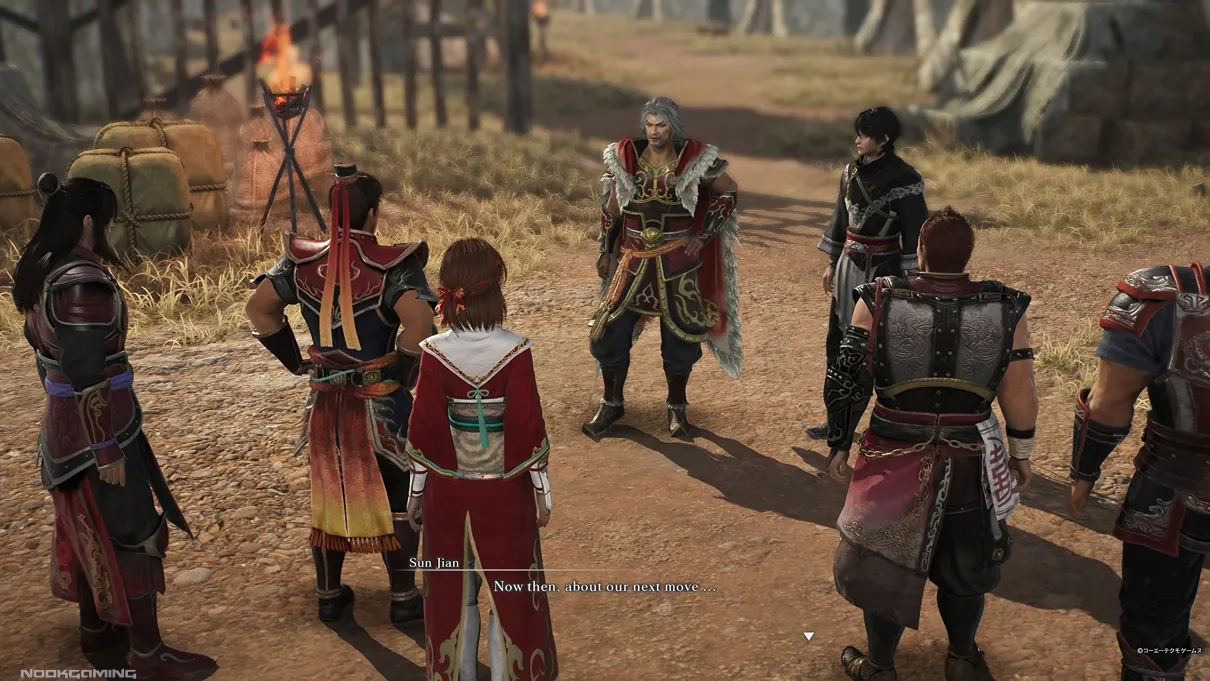 Cutscene strategizing in Dynasty Warriors: Origins