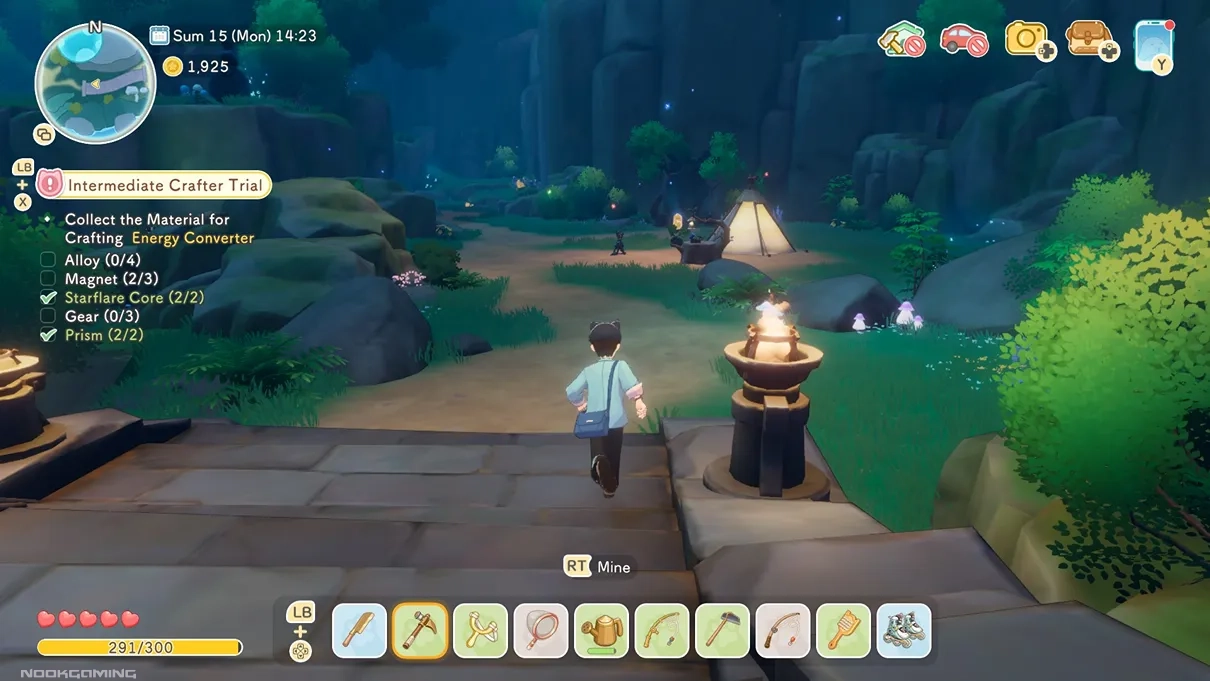 Exploring the Moonlit Forest in Starsand Island