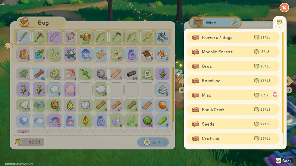 Using Storage Boxes in Starsand Island