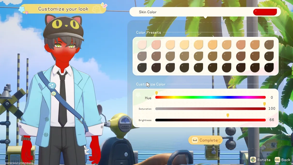 Character Creator for Starsand Island