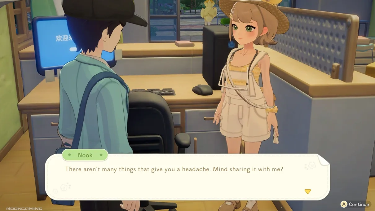 Talking to Solara about problems