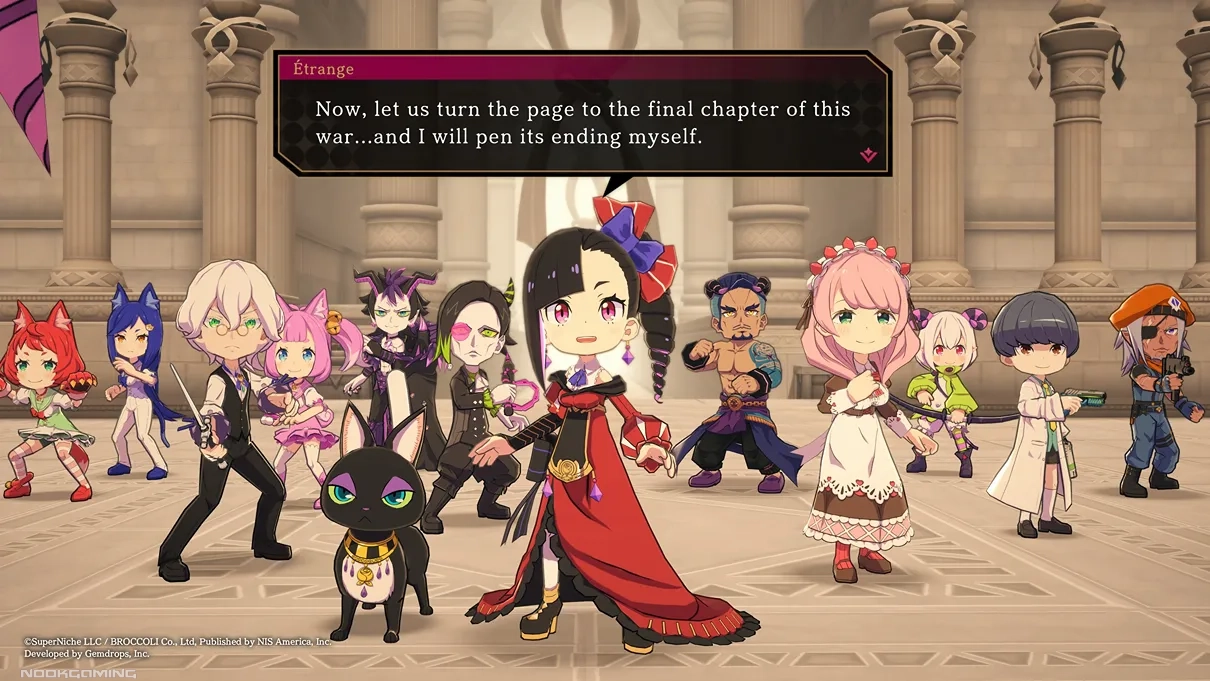 Cutscene as Etrange is set to fight the leader of the C-Things