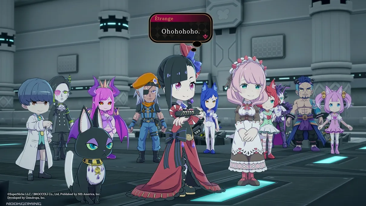 Etrange going "Ohohoho!" like a villainess in Etrange Overlord