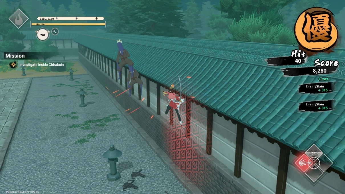 Juggling enemies in Midair