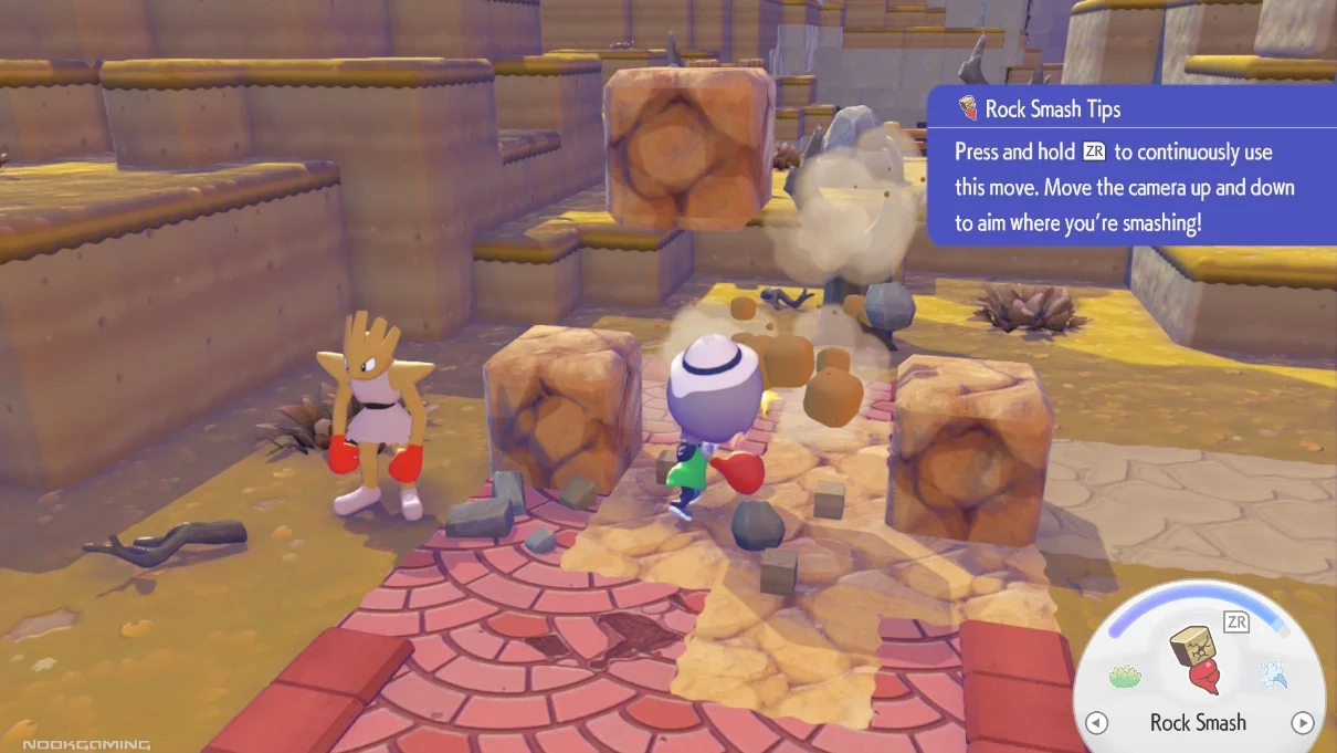 Breaking rocks with Rock Smash