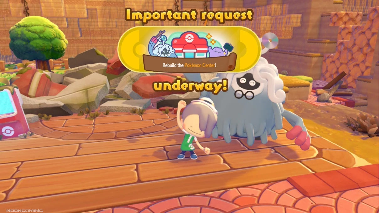 Request to rebuild a Pokemon Center
