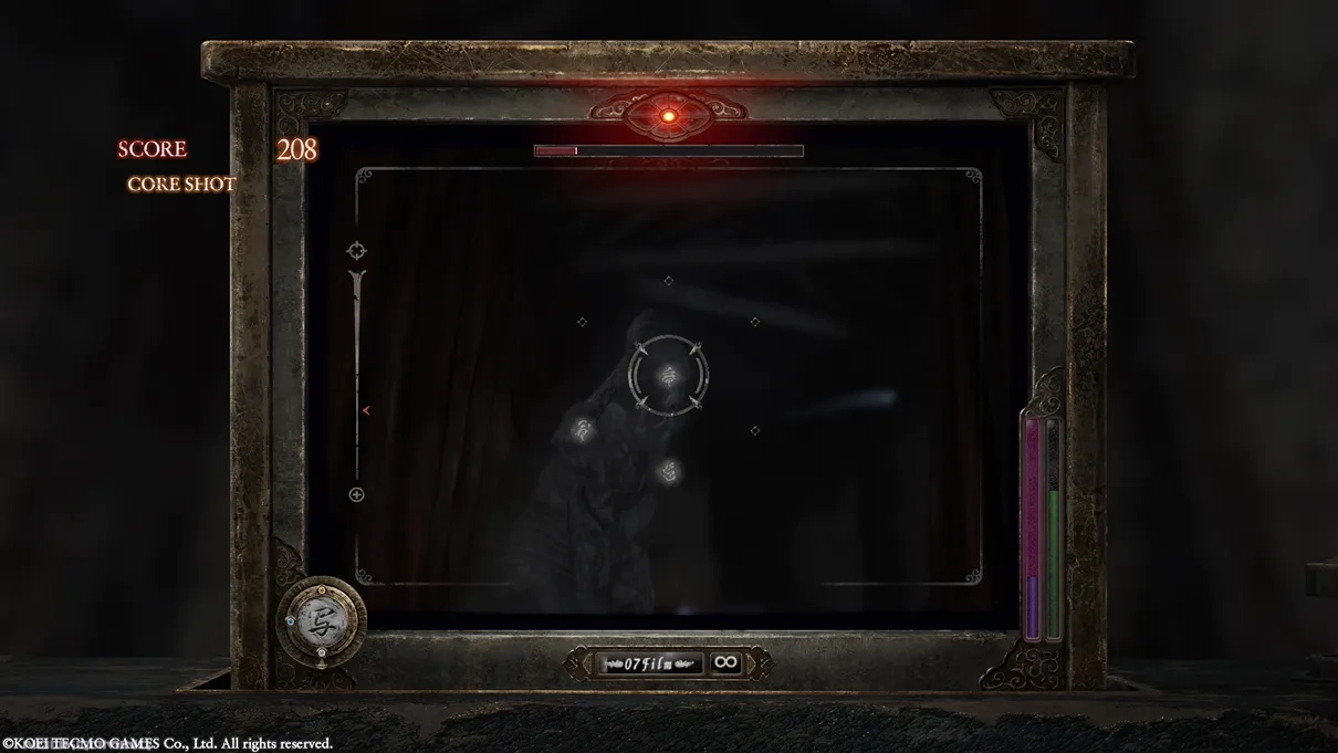 Taking picture of a ghost in fatal frame II crimson butterfly remake
