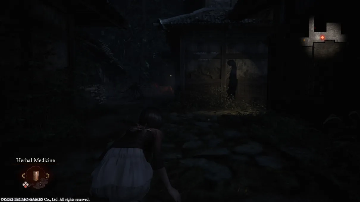 Sneaking around in FATAL FRAME II: Crimson Butterfly REMAKE