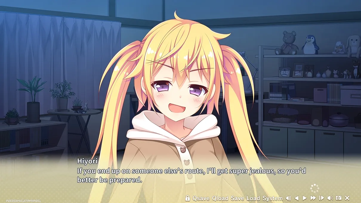 Hiyori talking about being potentially jealous