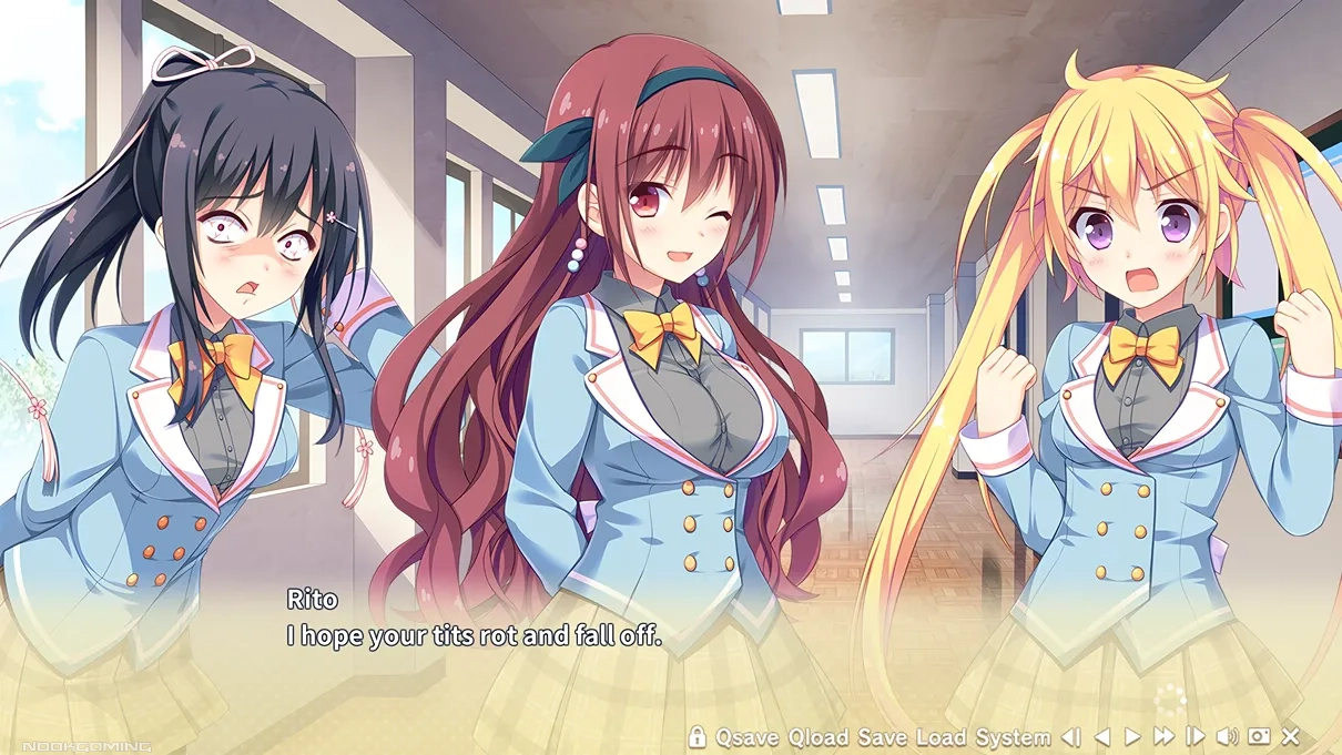 Rito insulting a smug Kyou in Karigurashi Ren'ai