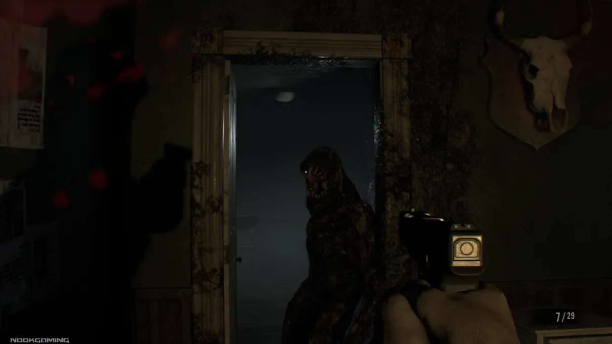 Aiming at a monster