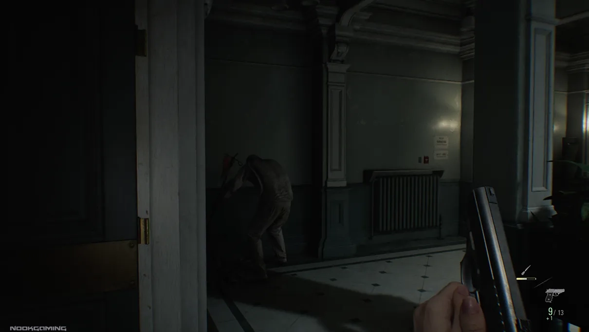 Sneaking around a zombie