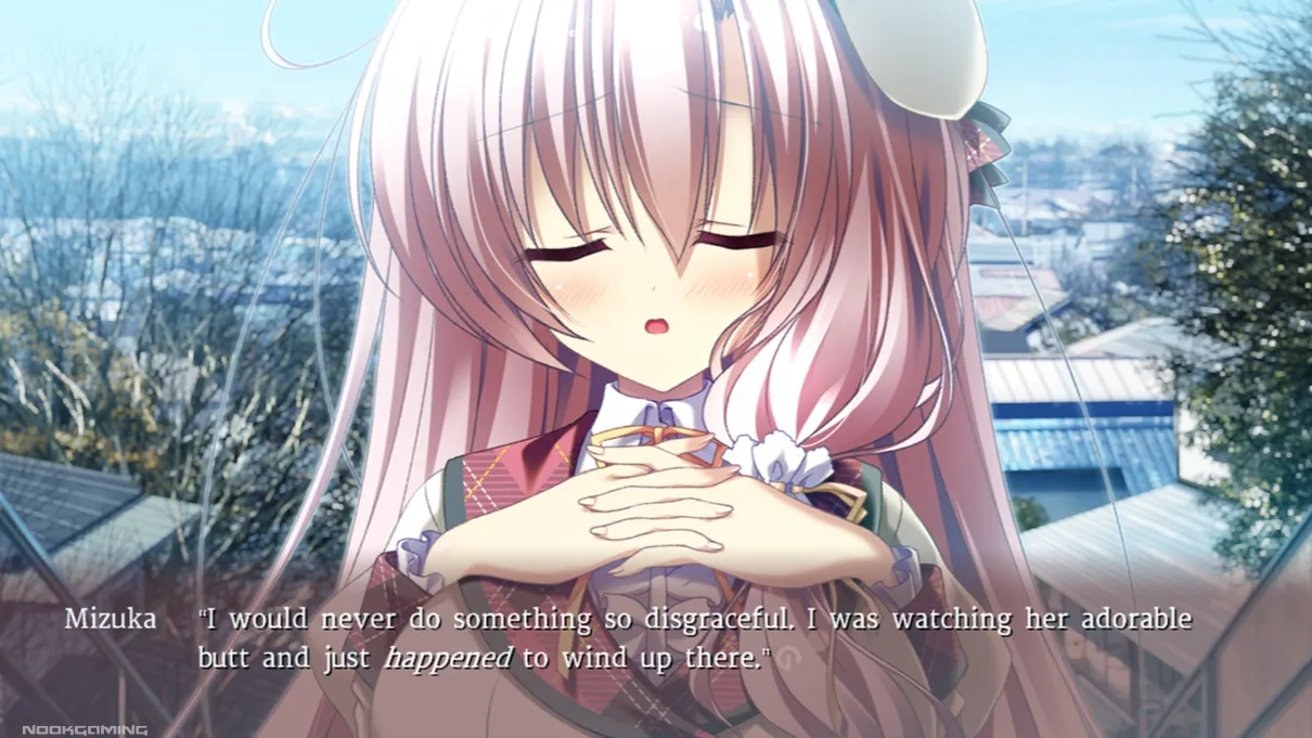 Mizuka Accidentally Acting on Thoughts
