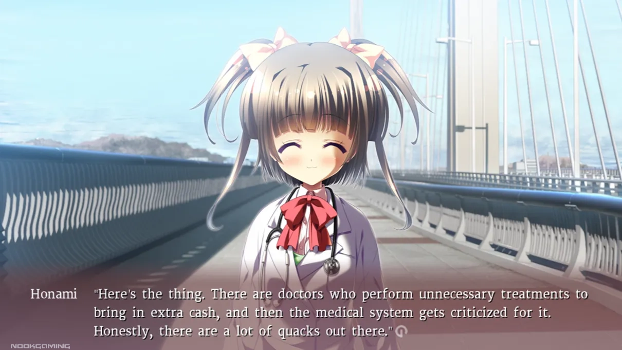 Honami talking about Extra Cash and Quacks