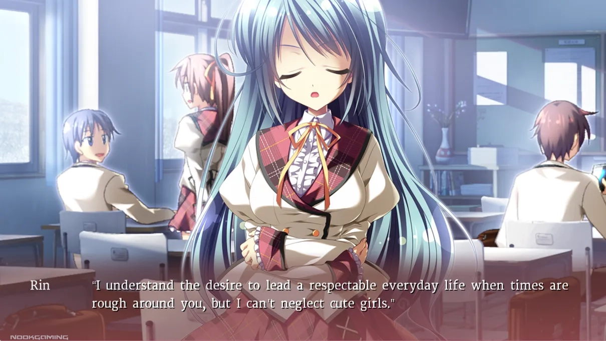 Rin saying she Can't Neglect Cute Girls