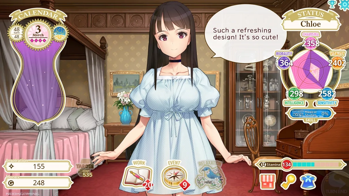 Gameplay screen in Machine Child, showing Chloe