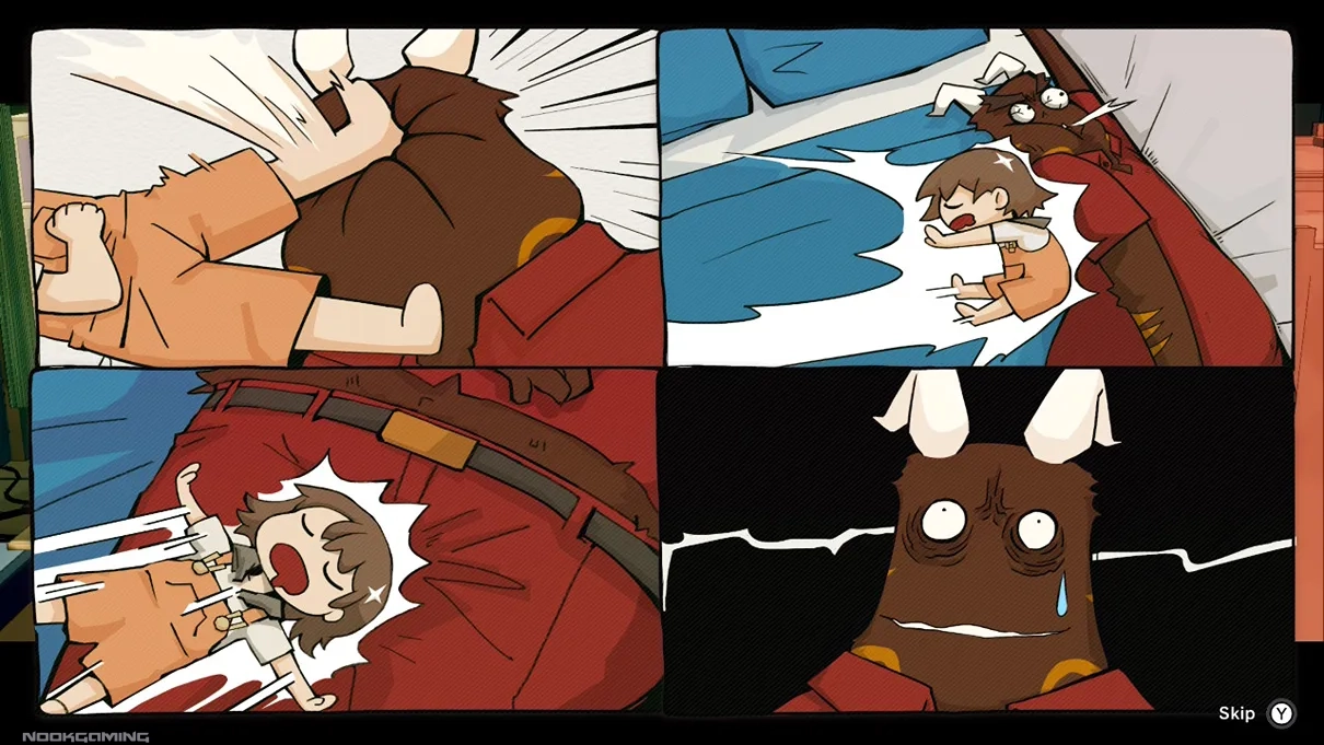 Comic of Damon and Baby