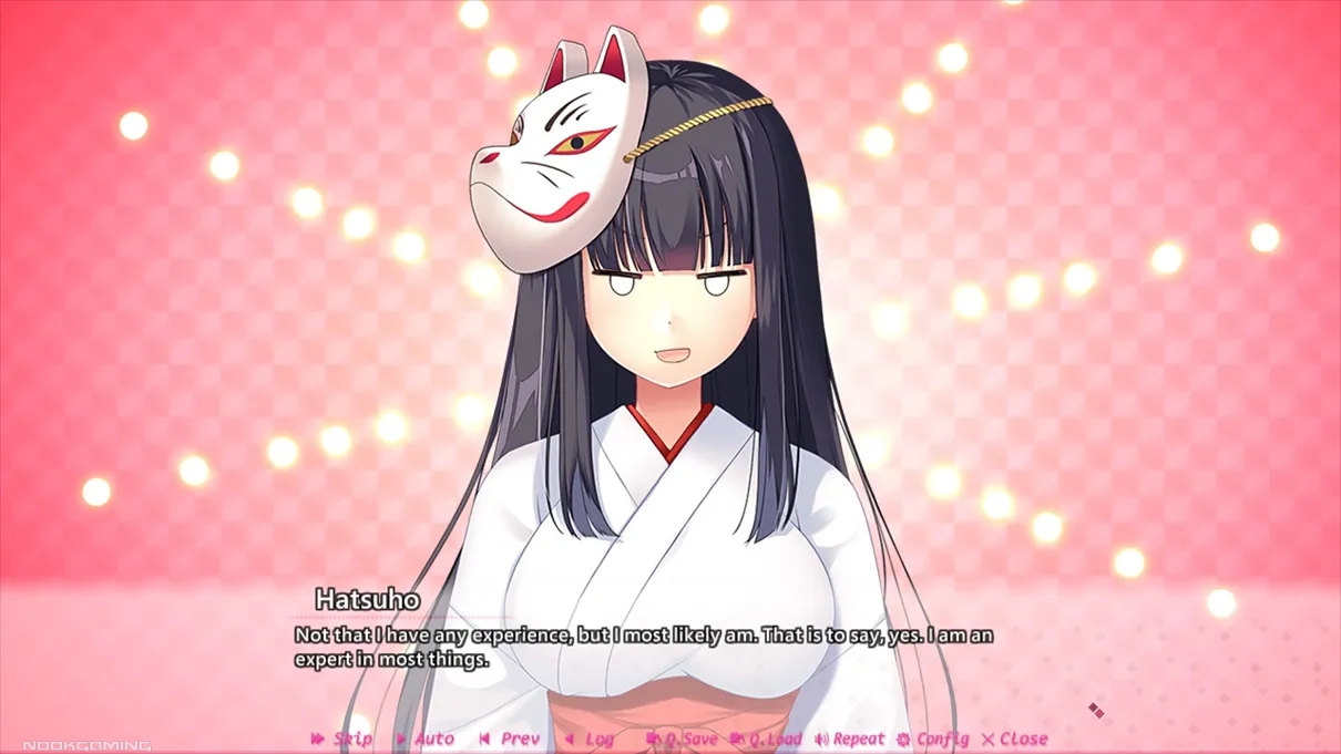 Hatsuho proclaiming that she's an expert in most things