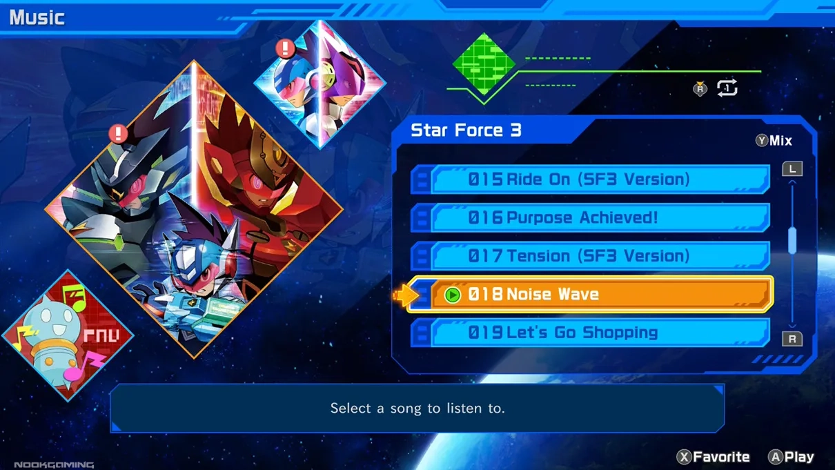 Star Force 3 Songs