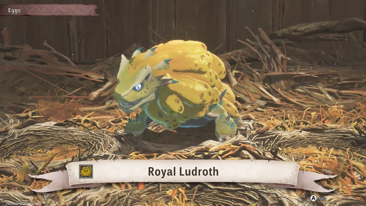 Royal Ludroth from an egg