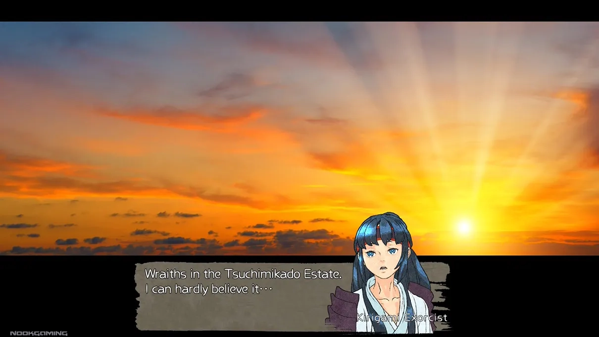 Story scene in SHINONOME ABYSS The Maiden Exorcist
