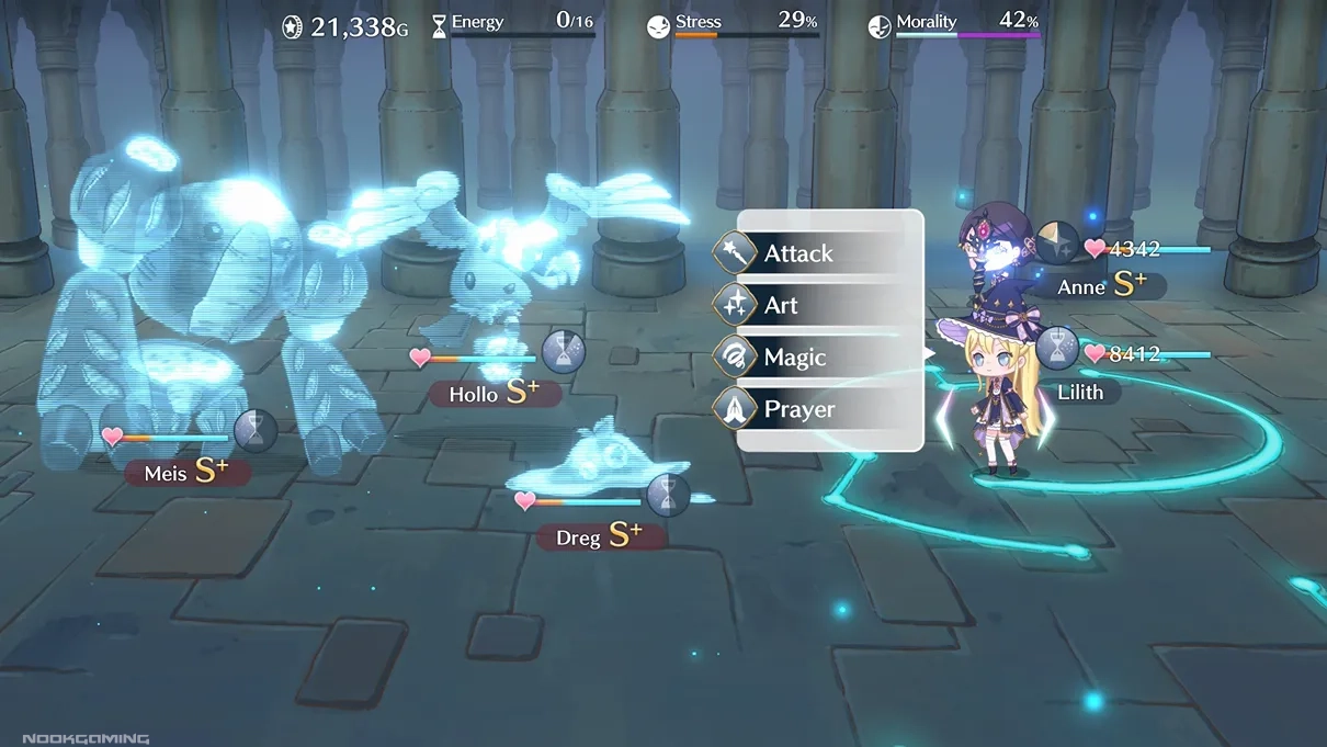 Battle System in Magical Princess