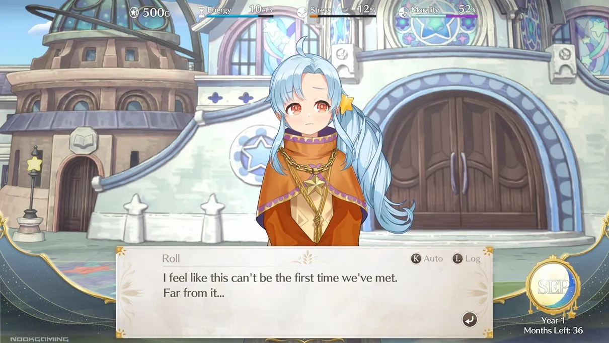 Roll thinks she's met you before