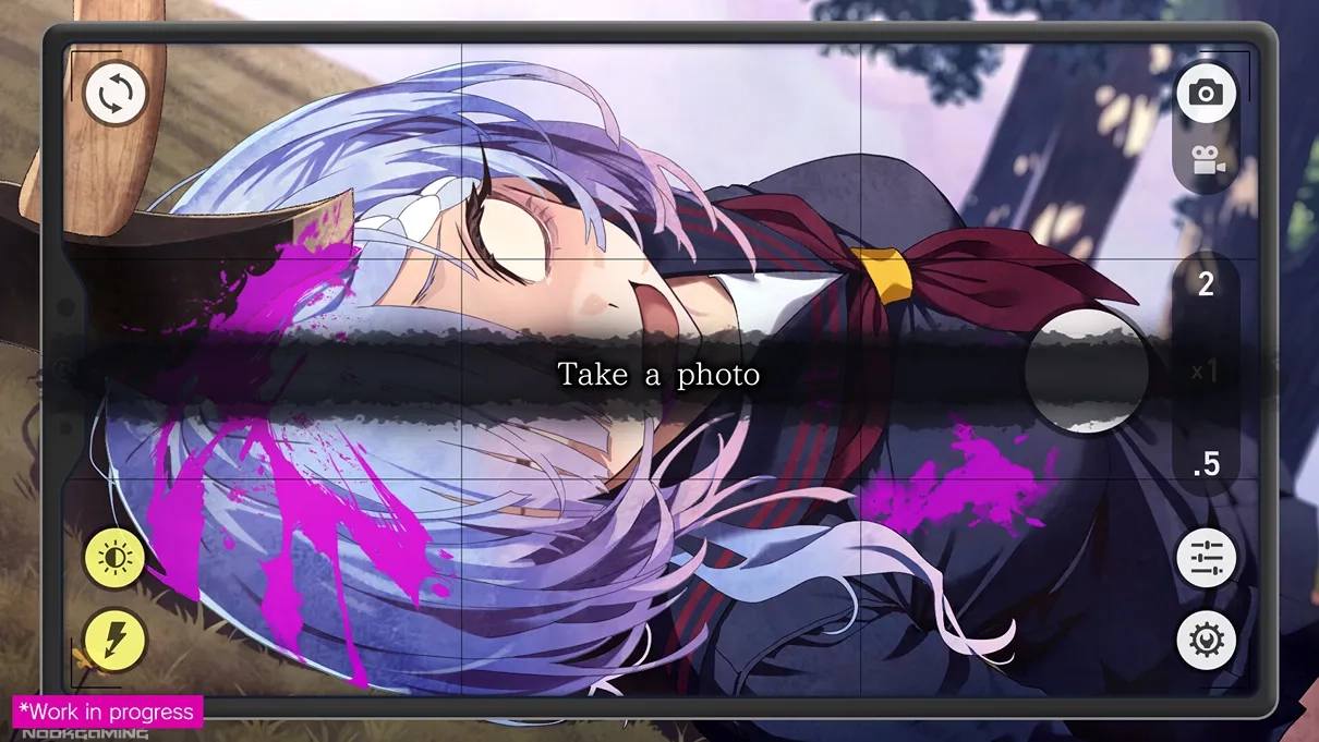 Option to take a photo
