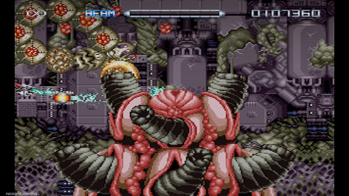 Old graphics in R-Type Dimensions III