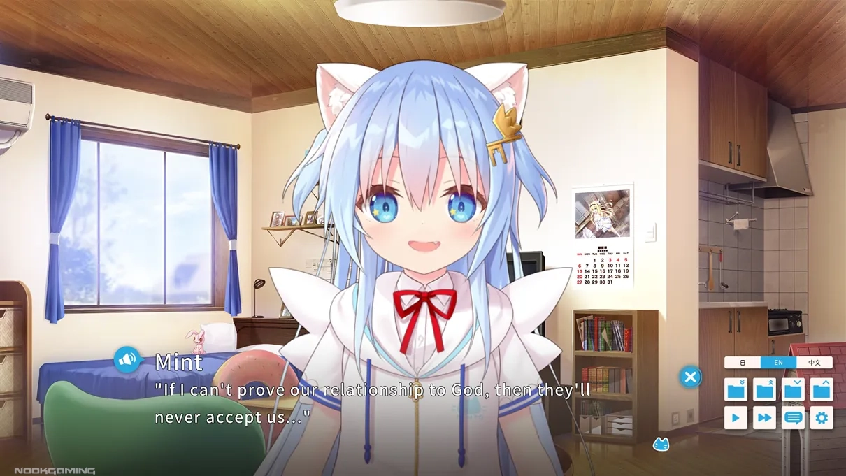 Proving the relationship with Mint to God inNEKO-MIMI SWEET HOUSEMATES Vol. 1