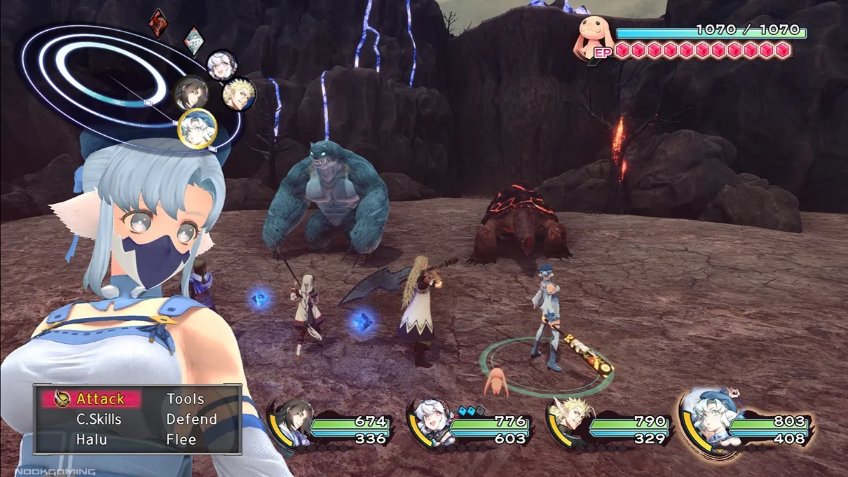 Battle system in Utawarerumono: Past and Present Rediscovered