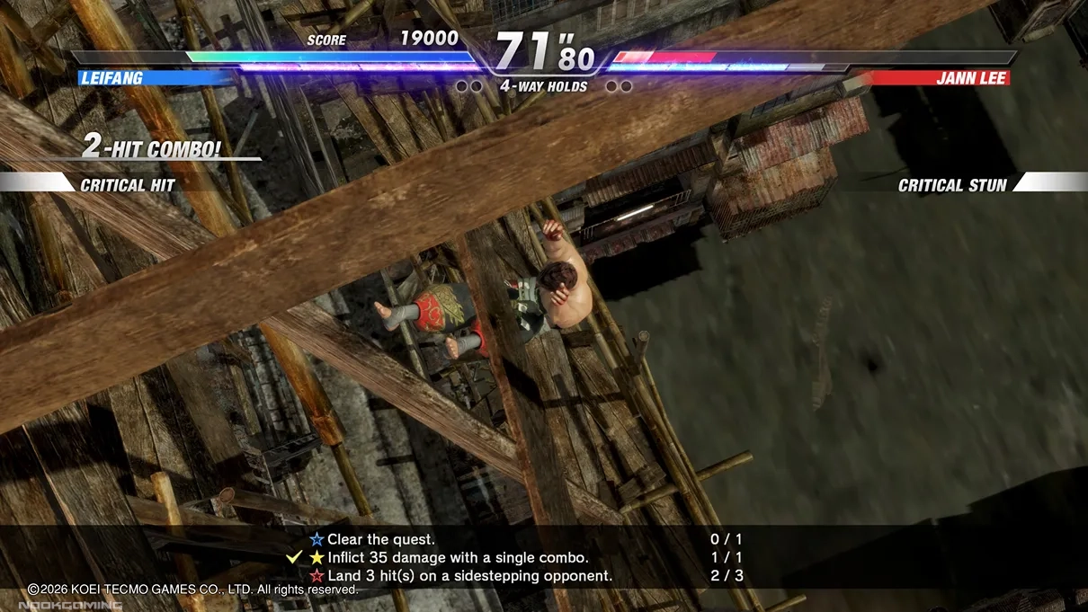Battlefield interaction in Dead or Alive 6 Last Round
